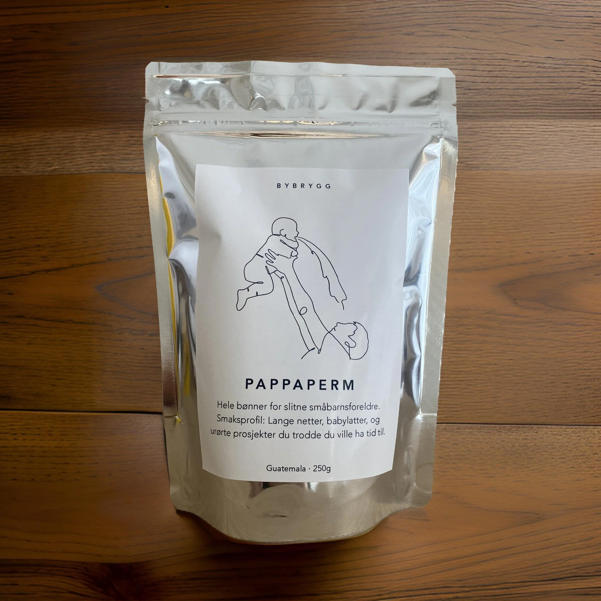Pappaperm coffee by Bybrygg - whole beans for tired parents on parental leave